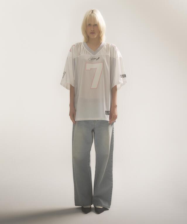 [2000 ARCHIVES] 2000 Football T-Shirts - WHITE PINK 在庫切れ