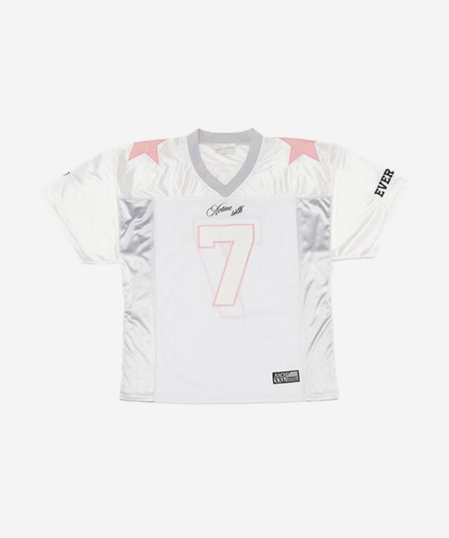 2000 ARCHIVES] 2000 Football T-Shirts - WHITE PINK - VISUAL AID